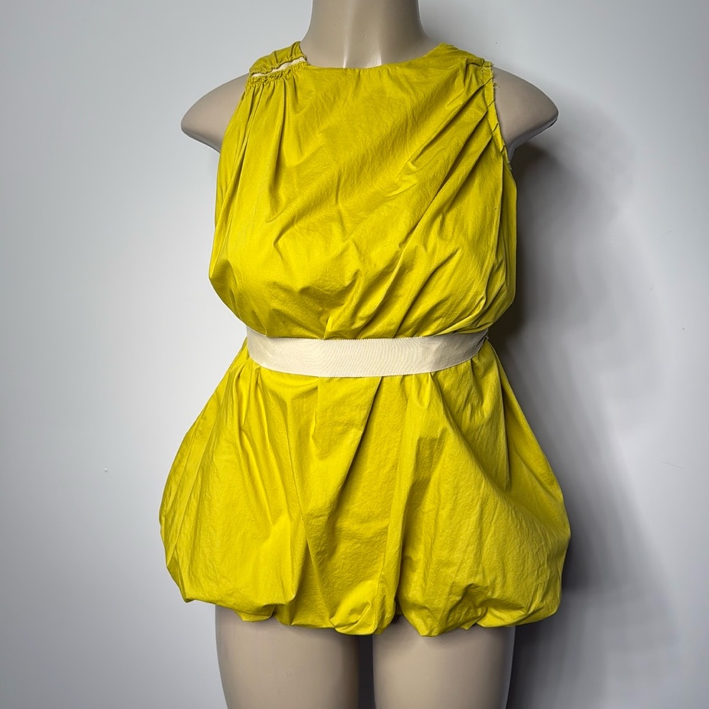 Crewcuts size 8 lime green top